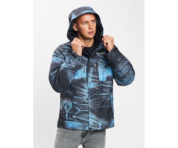 Куртка демисезонная 3 в 1синего цвета 12004S