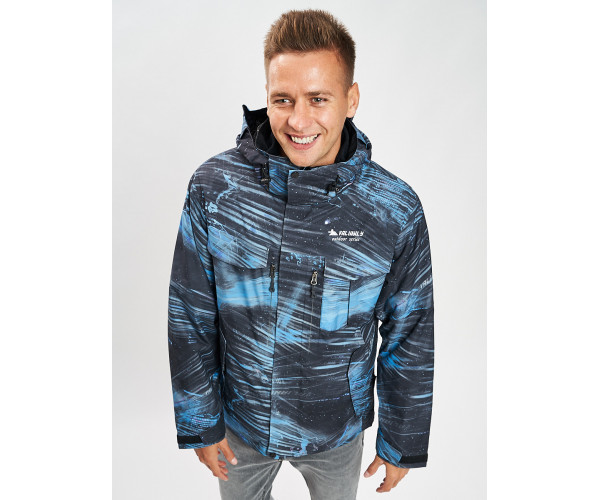 Куртка демисезонная 3 в 1синего цвета 12004S