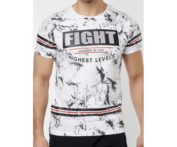 Подростковая футболка белого цвета 220144Bl