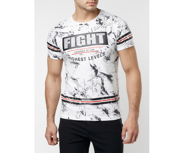 Подростковая футболка белого цвета 220144Bl