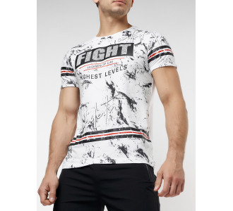 Подростковая футболка белого цвета 220144Bl