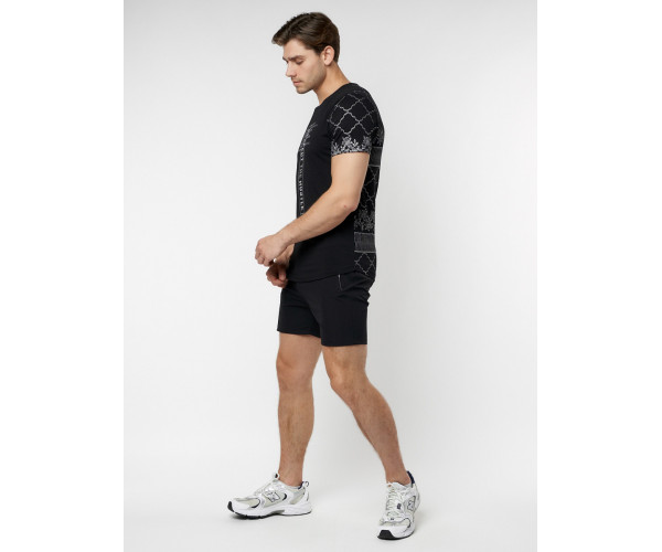 Подростковая футболка черного цвета 220072Ch