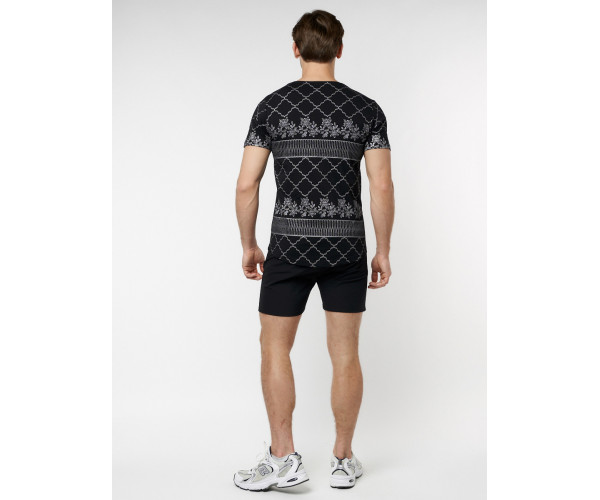 Подростковая футболка черного цвета 220072Ch