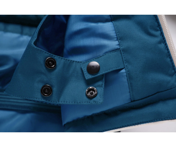 Горнолыжный костюм детский Valianly зеленого цвета 9001Z