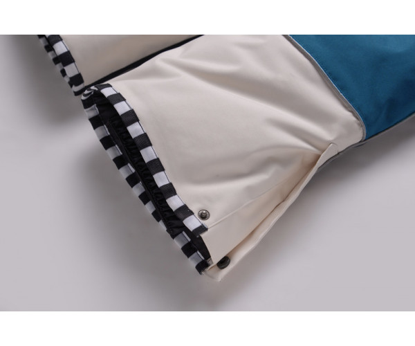 Горнолыжный костюм детский Valianly зеленого цвета 9001Z