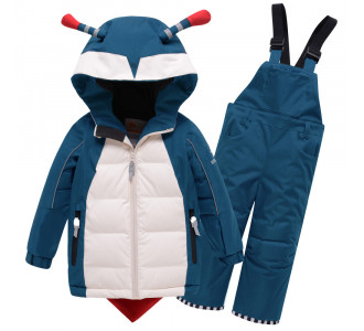 Горнолыжный костюм детский Valianly зеленого цвета 9001Z