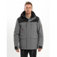 Молодежная зимняя куртка мужская серого цвета 2155Sr