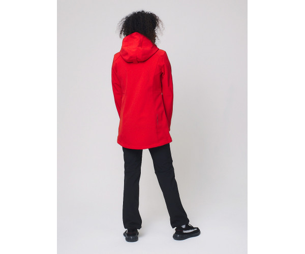 Костюм женский  красного цвета 02029Kr