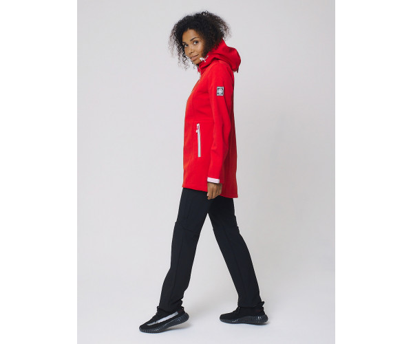 Костюм женский  красного цвета 02029Kr