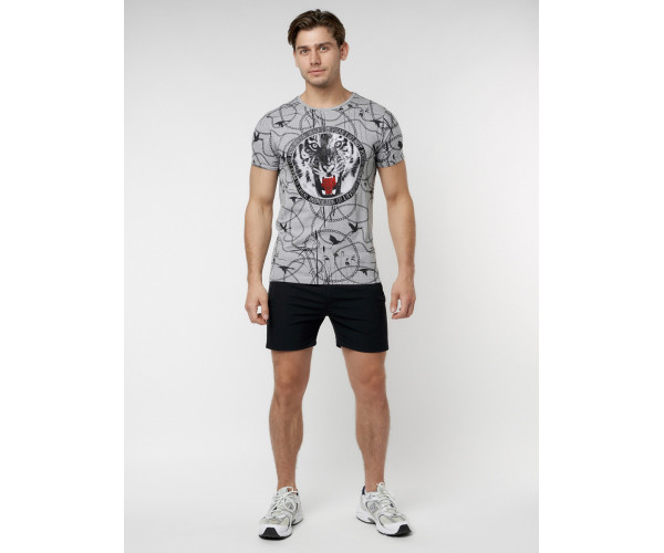 Подростковая футболка серого цвета 220081Sr