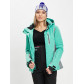 Горнолыжная куртка женская бирюзового цвета 77034Br