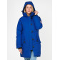 Женская зимняя парка синего цвета 1806S