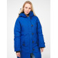 Женская зимняя парка синего цвета 1806S