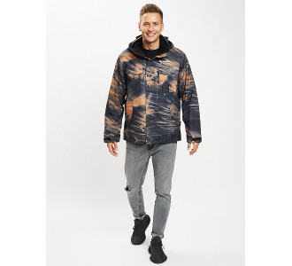 Куртка демисезонная 3 в 1коричневого цвета 12004K