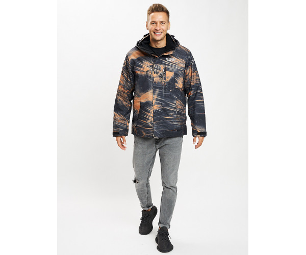 Куртка демисезонная 3 в 1коричневого цвета 12004K