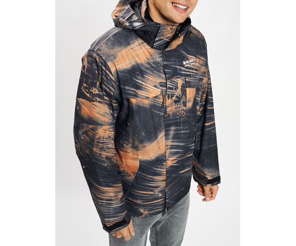 Куртка демисезонная 3 в 1коричневого цвета 12004K