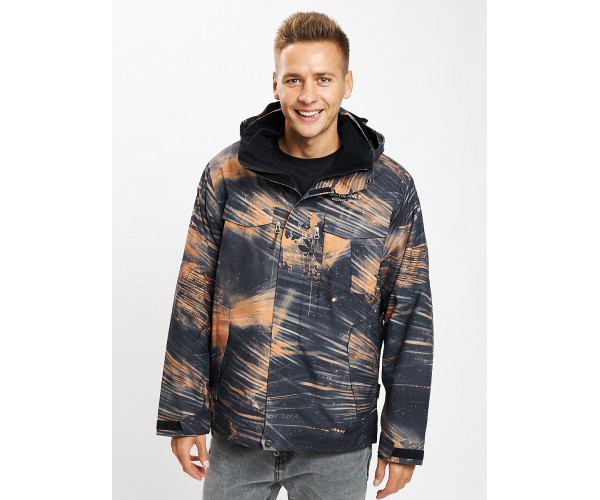 Куртка демисезонная 3 в 1коричневого цвета 12004K