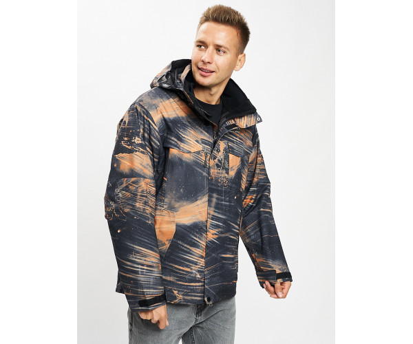 Куртка демисезонная 3 в 1коричневого цвета 12004K