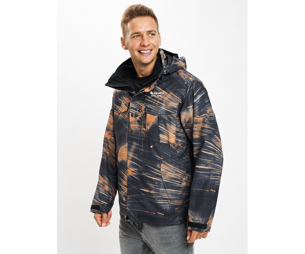 Куртка демисезонная 3 в 1коричневого цвета 12004K