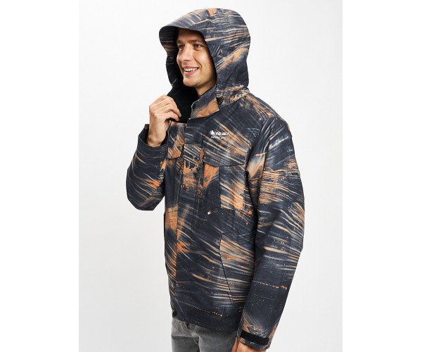 Куртка демисезонная 3 в 1коричневого цвета 12004K