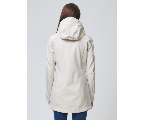 Ветровка  женская бежевого цвета 2037B