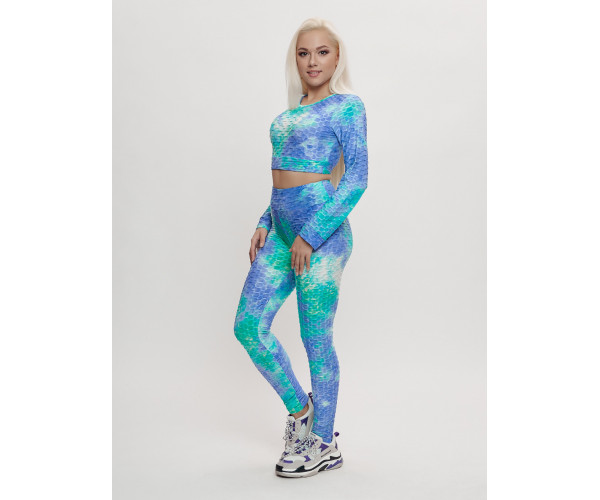 Костюм для фитнеса женский хаки цвета 2007Gl