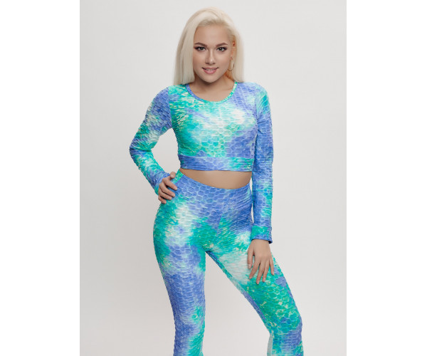 Костюм для фитнеса женский хаки цвета 2007Gl