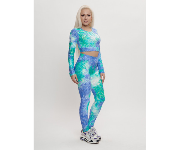 Костюм для фитнеса женский хаки цвета 2007Gl