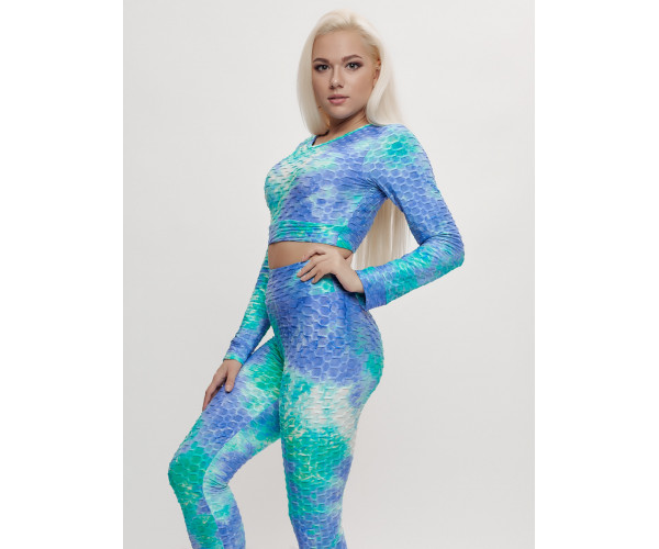 Костюм для фитнеса женский хаки цвета 2007Gl