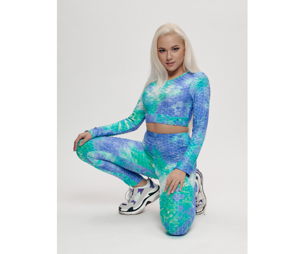 Костюм для фитнеса женский хаки цвета 2007Gl