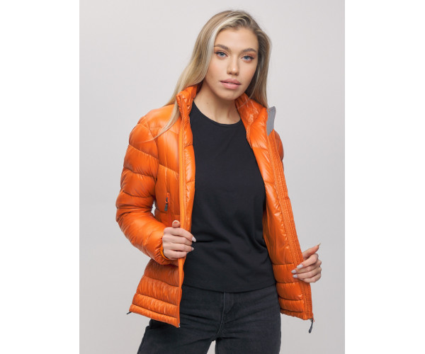 Пуховик еврозима Valianly оранжевого цвета 32121O
