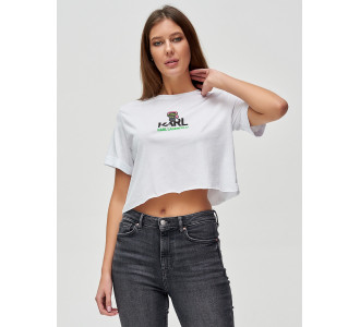 Топ футболка женская белого цвета 9008Bl