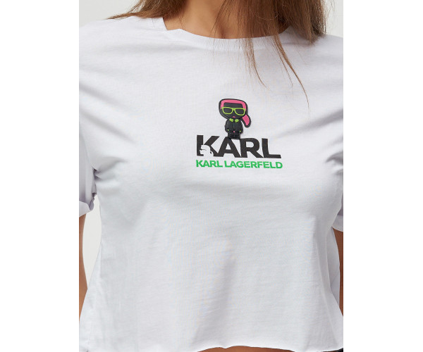 Топ футболка женская белого цвета 9008Bl