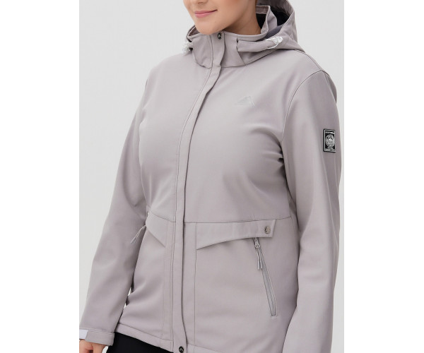 Костюм  bigsize серого цвета 02032-1Sr