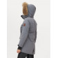 Парка женская  серого цвета 1957Sr
