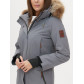 Парка женская  серого цвета 1957Sr