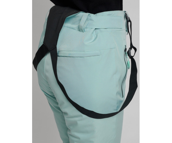 Горнолыжный костюм женский бирюзового цвета 77039Br