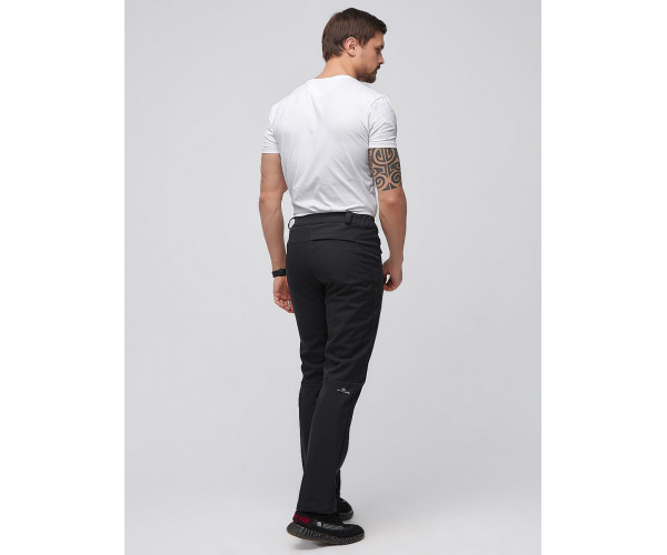 Мужские осенние весенние виндстопер черного цвета 19121Ch