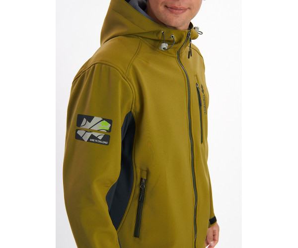 Ветровка мужская хаки цвета 495Kh