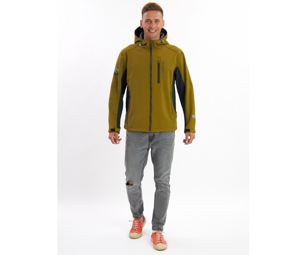 Ветровка мужская хаки цвета 495Kh