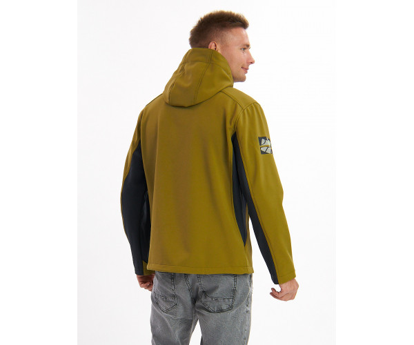 Ветровка мужская хаки цвета 495Kh