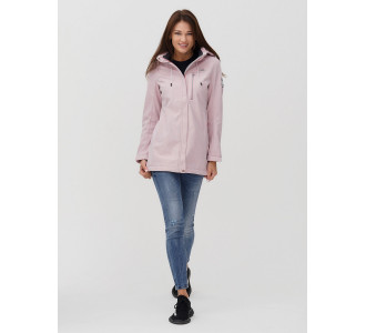 Ветровка  женская розового цвета 2022R