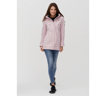 Ветровка  женская розового цвета 2022R