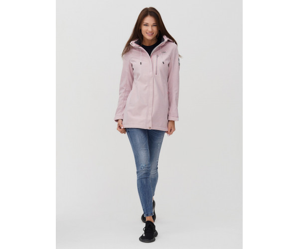 Ветровка  женская розового цвета 2022R