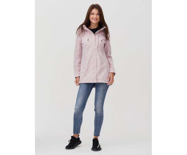 Ветровка  женская розового цвета 2022R