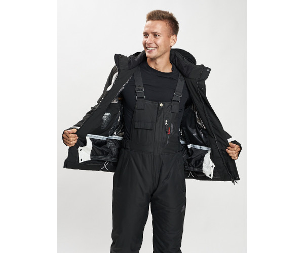 Горнолыжная куртка мужская белого цвета 77012Bl