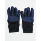 Перчатки спортивные мужские демисезонные темно-синего цвета 611TS