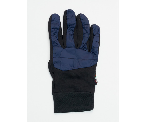 Перчатки спортивные мужские демисезонные темно-синего цвета 611TS