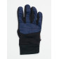 Перчатки спортивные мужские демисезонные темно-синего цвета 611TS