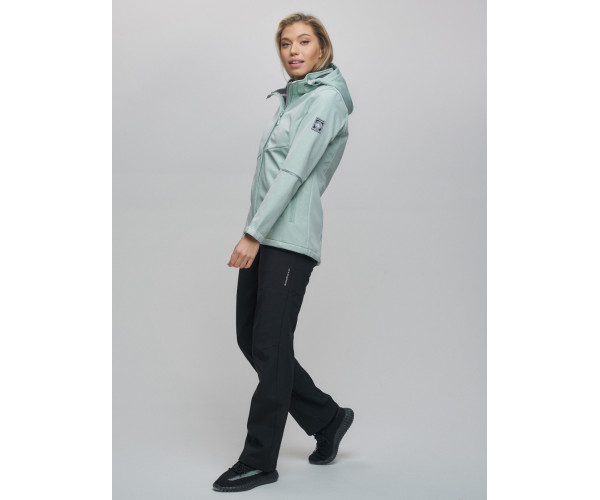 Костюм женский  бирюзового цвета 02035Br